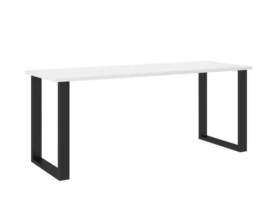 ALVI stół industrialny 185 x 67 cm biały